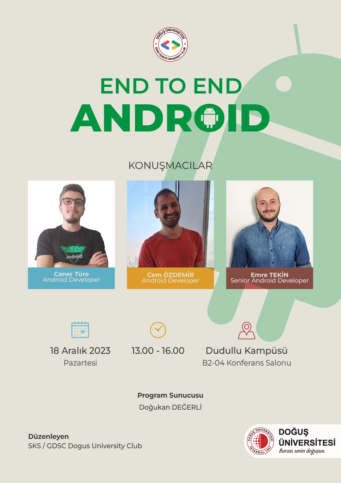 END TO END ANDROID_Afiş