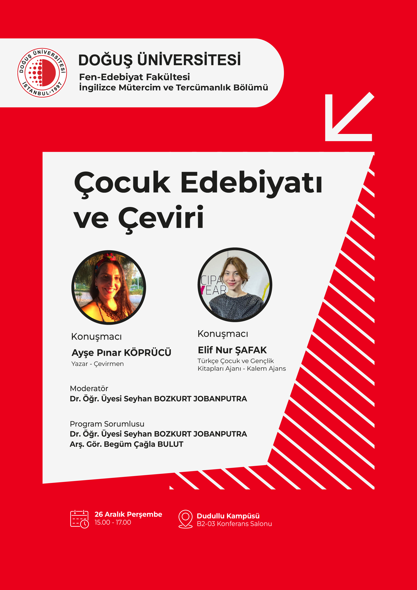 Çocuk Edebiyatı ve Çeviri Etkinliği Gerçekleştirildi